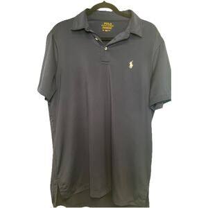 Polo Ralph Lauren Performance Polo Shirt Blue Mens Medium
